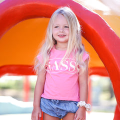 SASS GIRLS TEE PINK